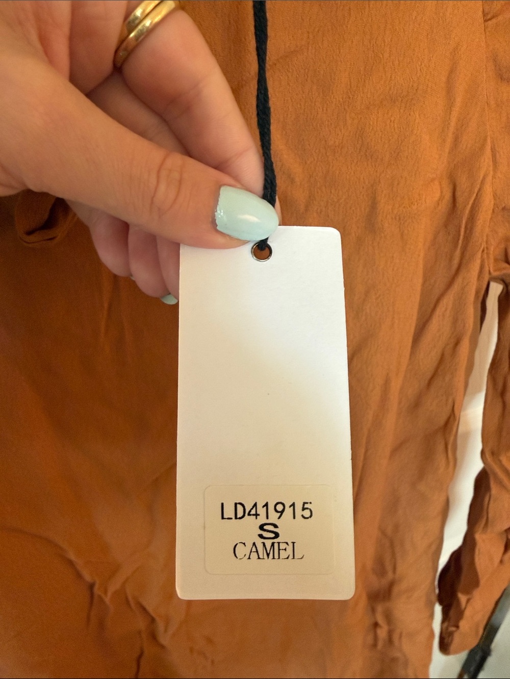 Love Riche Rust Mini Dress - Picture 4 of 4
